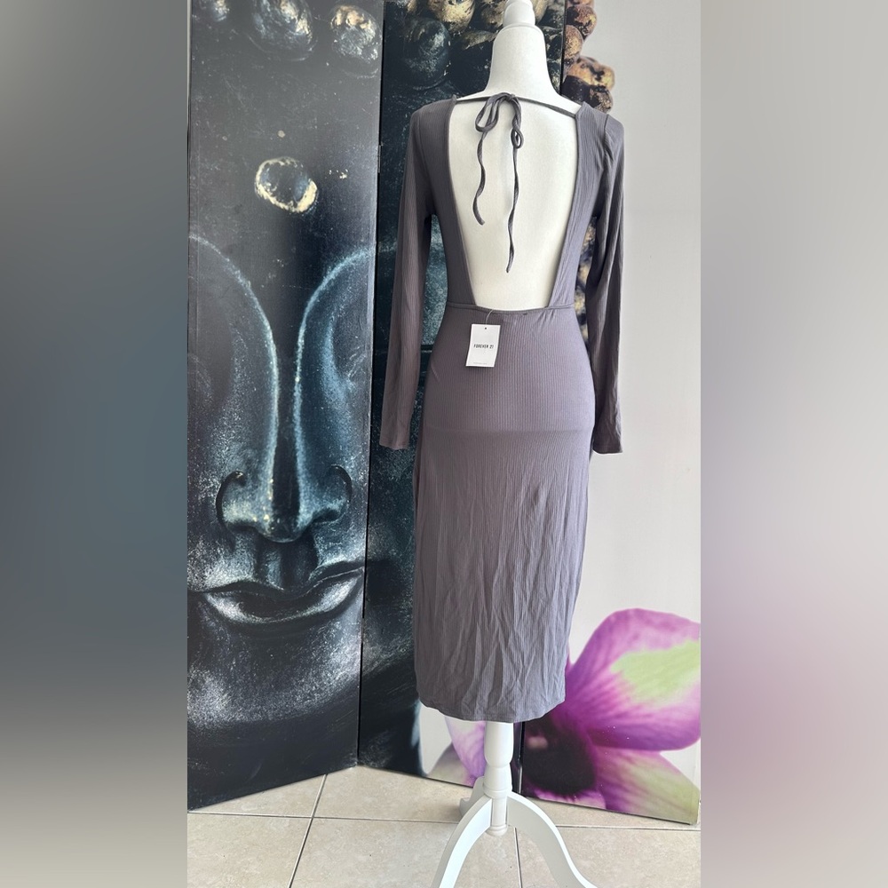 Forever 21 Grey Bodycon Dress